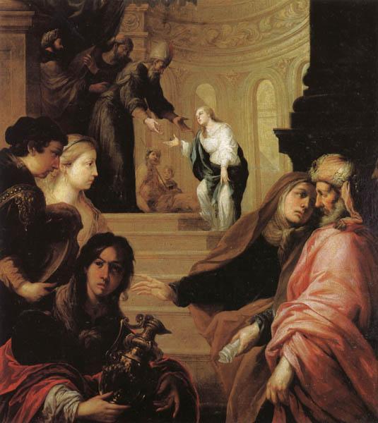 Juan de Sevilla romero The Presentation of the Virgin in the Temple oil painting picture